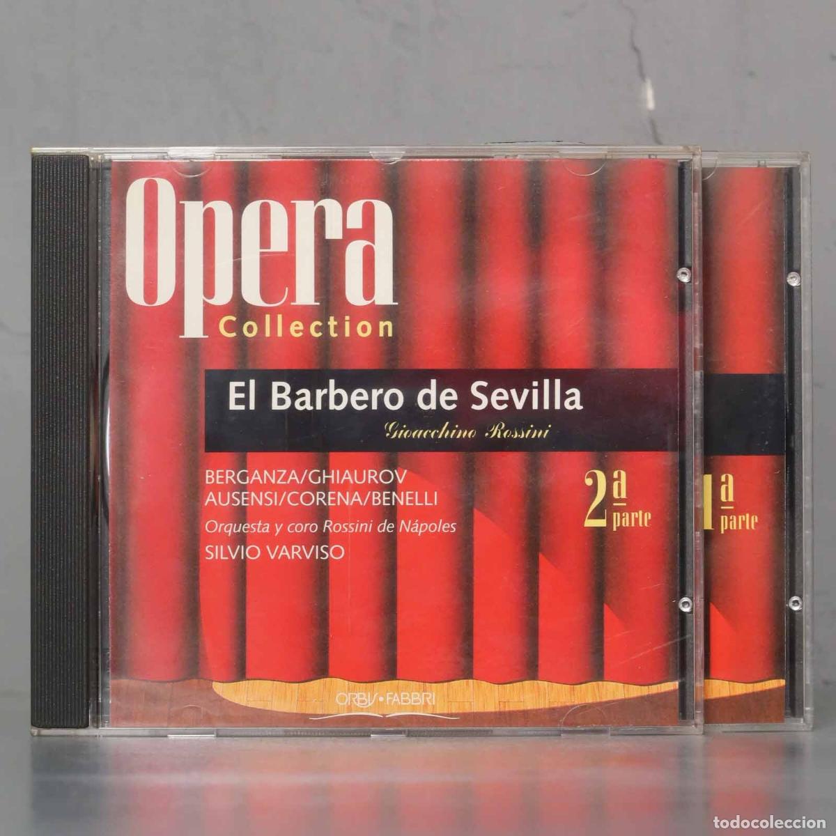 CDs de m&uacute;sica: 2 CD. EL BARBERO DE SEVILLA. VARVISO. ROSSINI - Foto 1