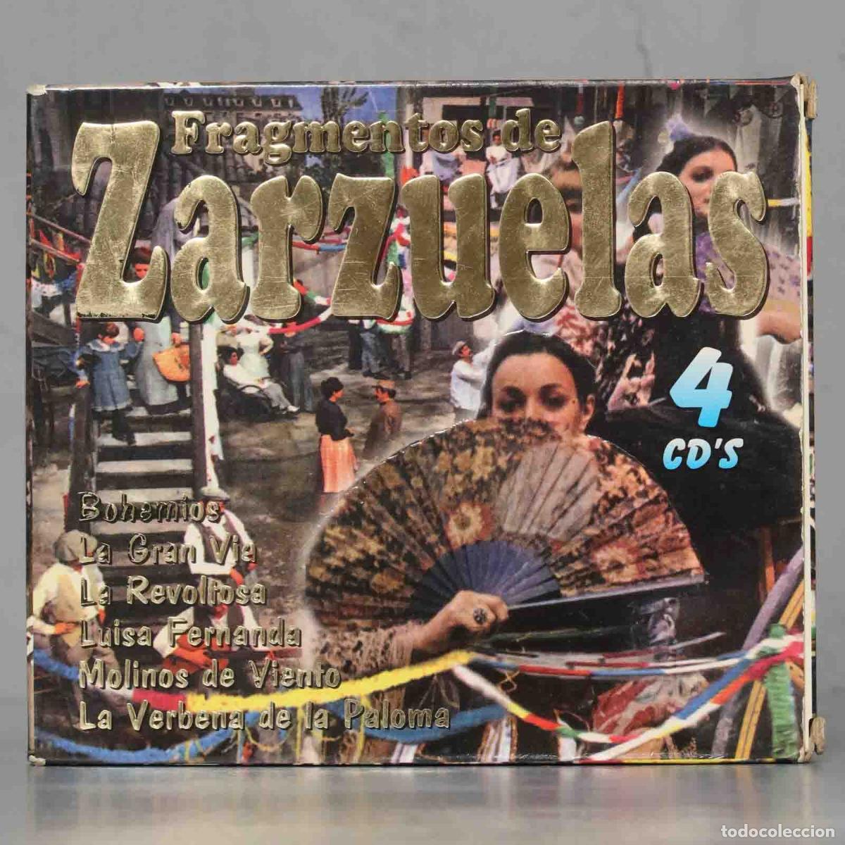 CDs de Musique: 4 CD. FRAGMENTOS DE ZARZUELAS