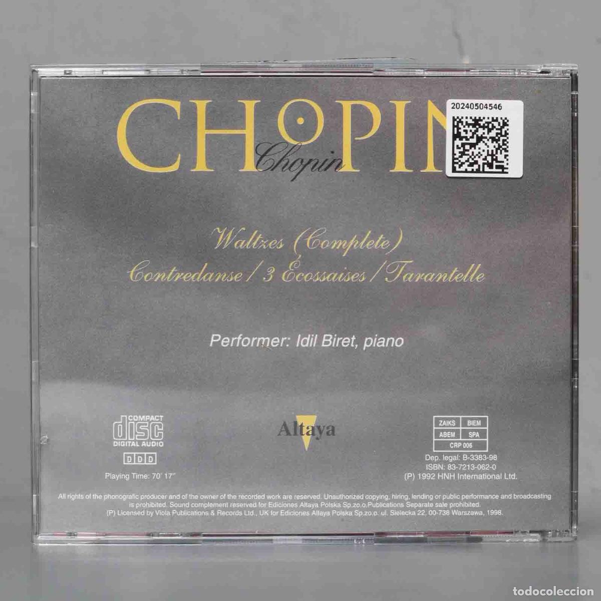 CDs de m&uacute;sica: CD. Fr&eacute;d&eacute;ric Chopin &ndash; Waltzes (Complete) &middot; Other Pieces - Foto 2