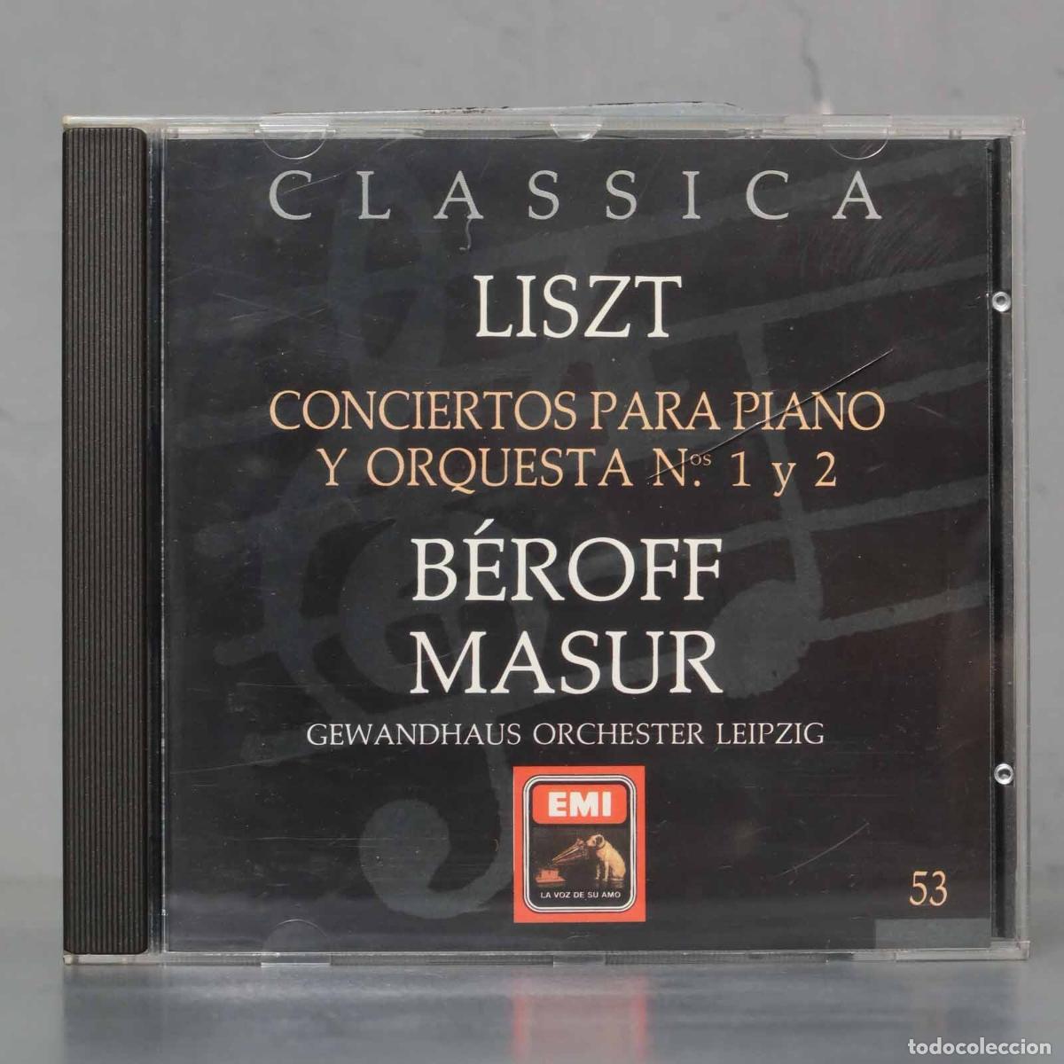 CDs de Musique: CD. LISZT. CONCIERTOS PIANO Y ORQUESTA 1 Y 2. MASUR