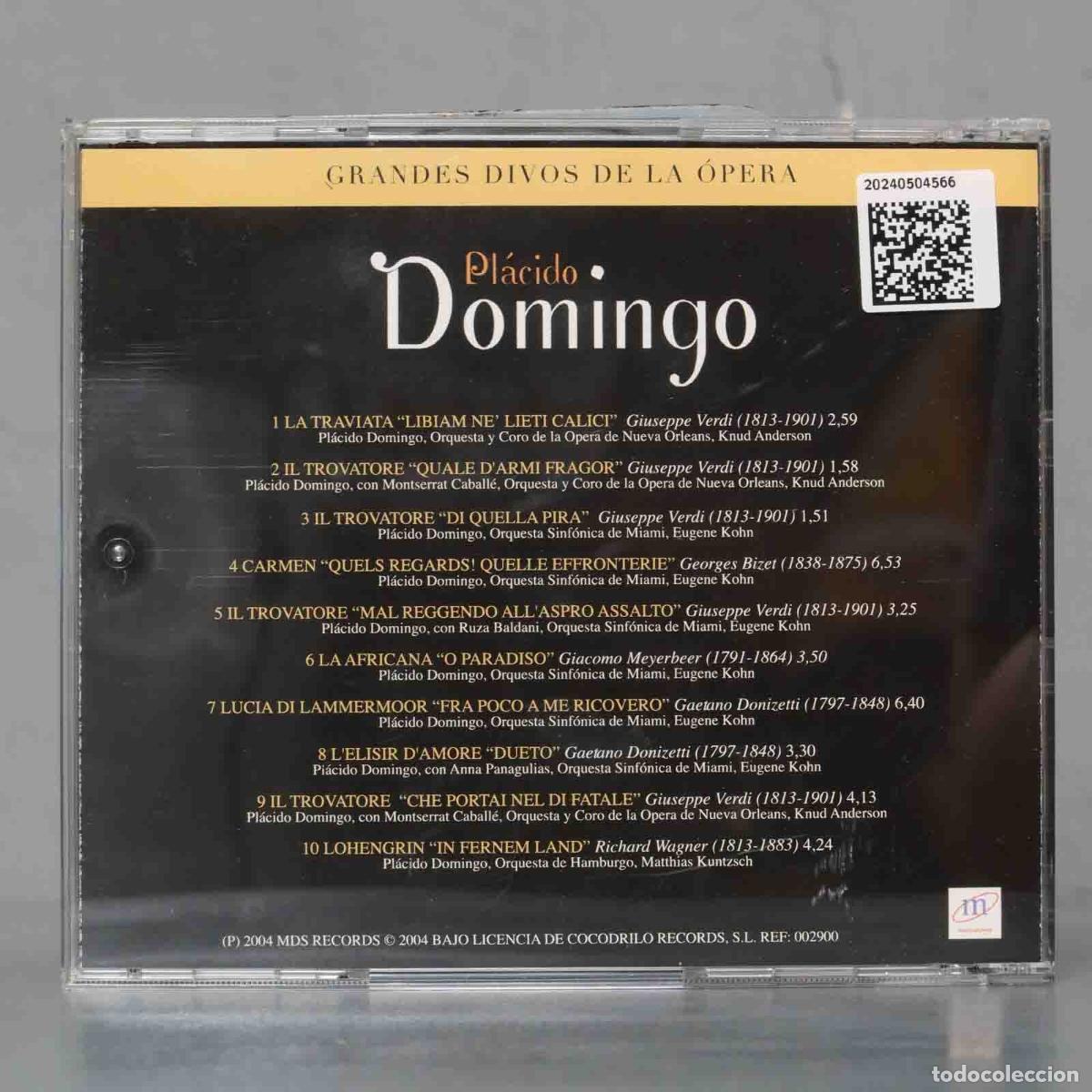 CDs de m&uacute;sica: CD. DOMINGO, GRANDES DIVOS OPERA - Foto 2