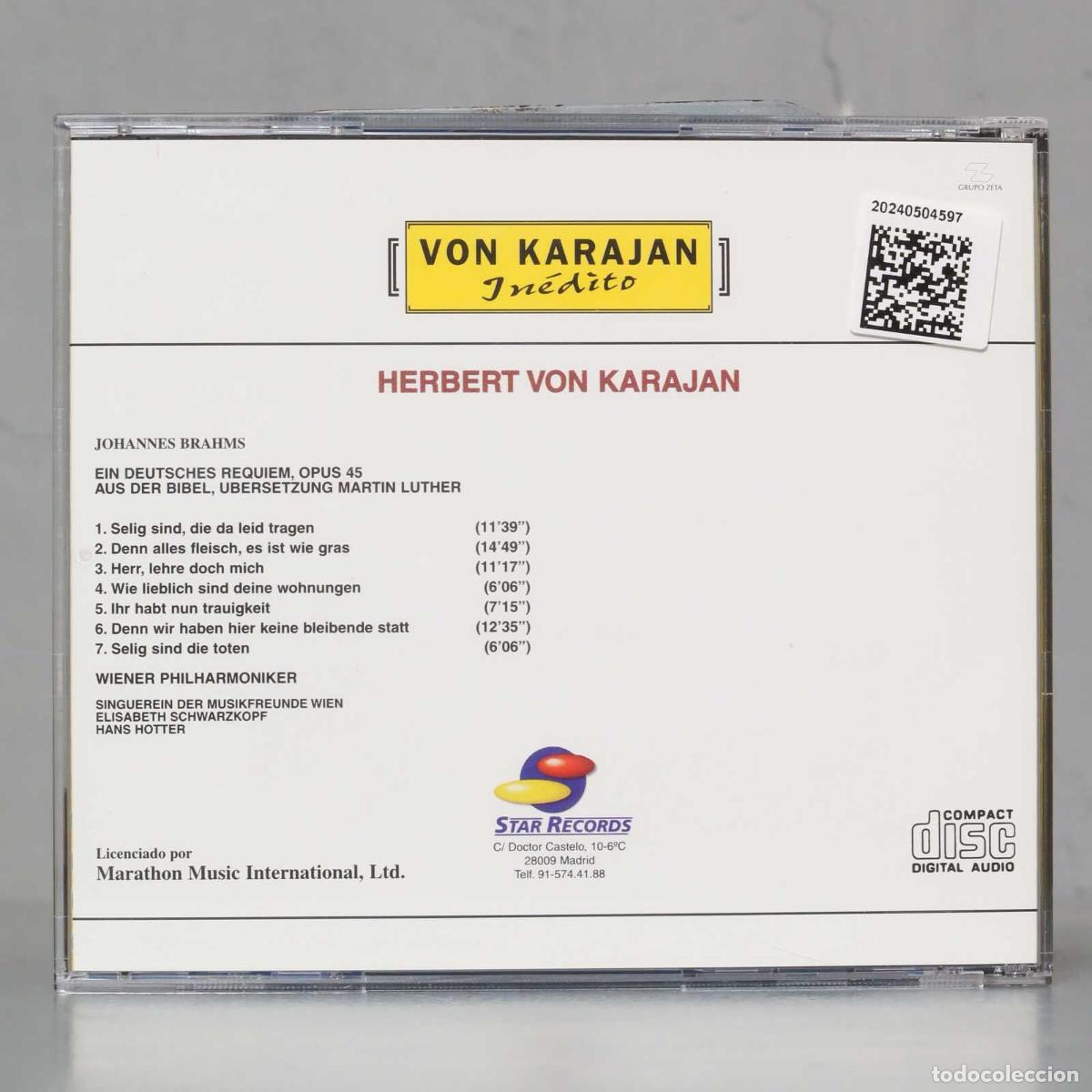 CDs de m&uacute;sica: CD. INEDITO KARAJAN 7 - Foto 2