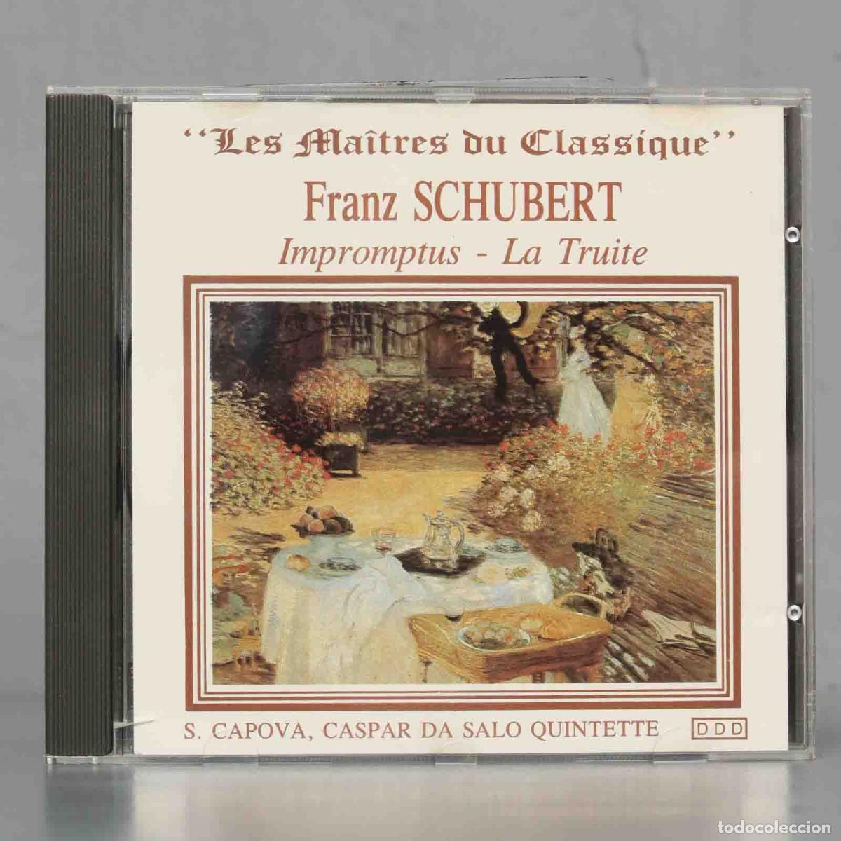 CDs de m&uacute;sica: CD. SCHUBERT. IMPROMPTUS. CAPOVA - Foto 1