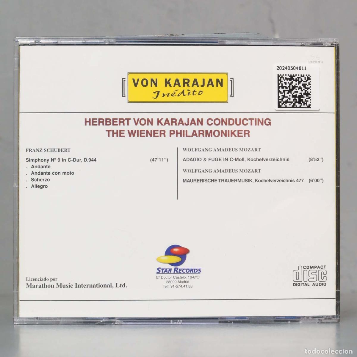 CDs de m&uacute;sica: CD. INEDITO KARAJAN 8 - Foto 2
