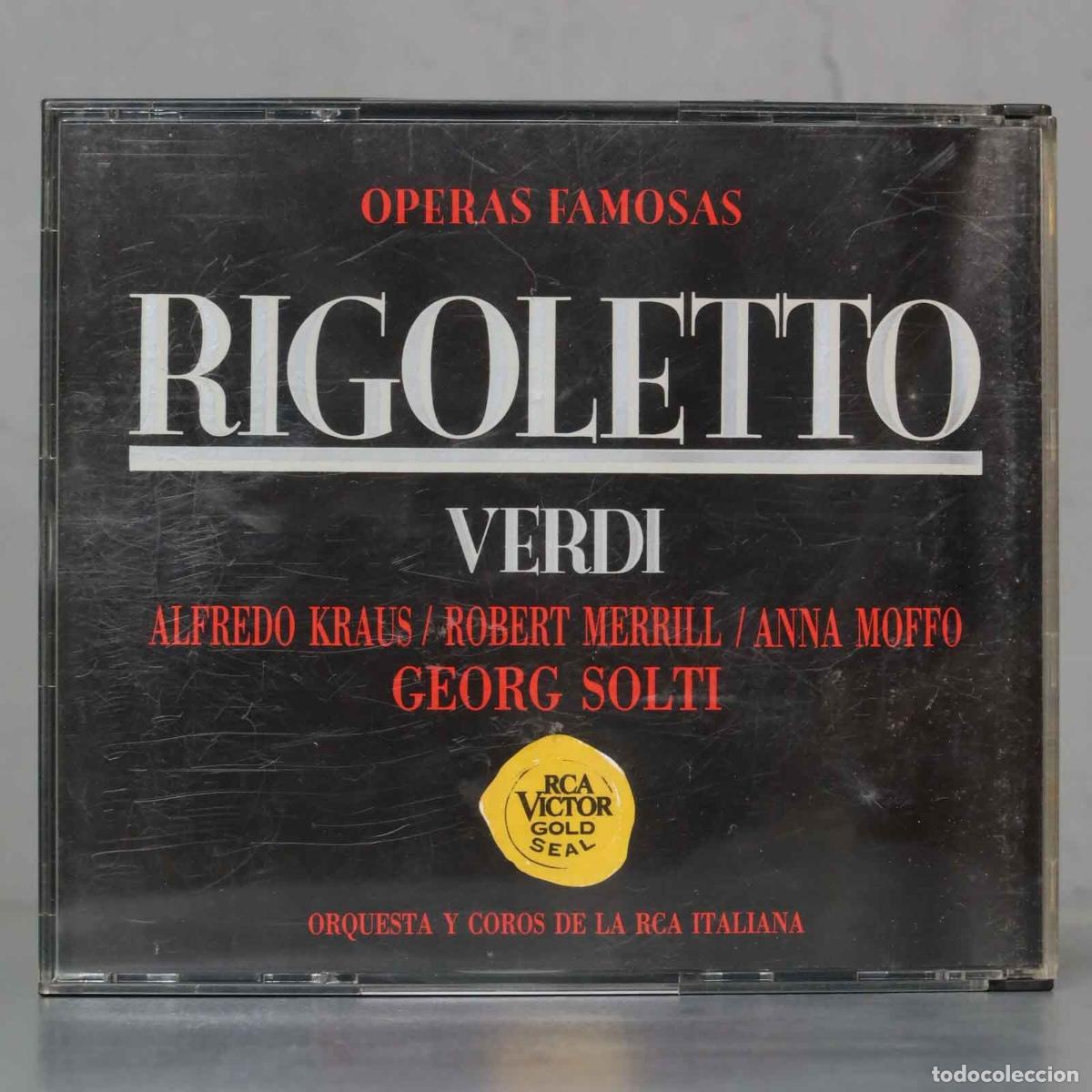 CDs de m&uacute;sica: CD. RIGOLETTO. VERDI. SOLTI - Foto 1