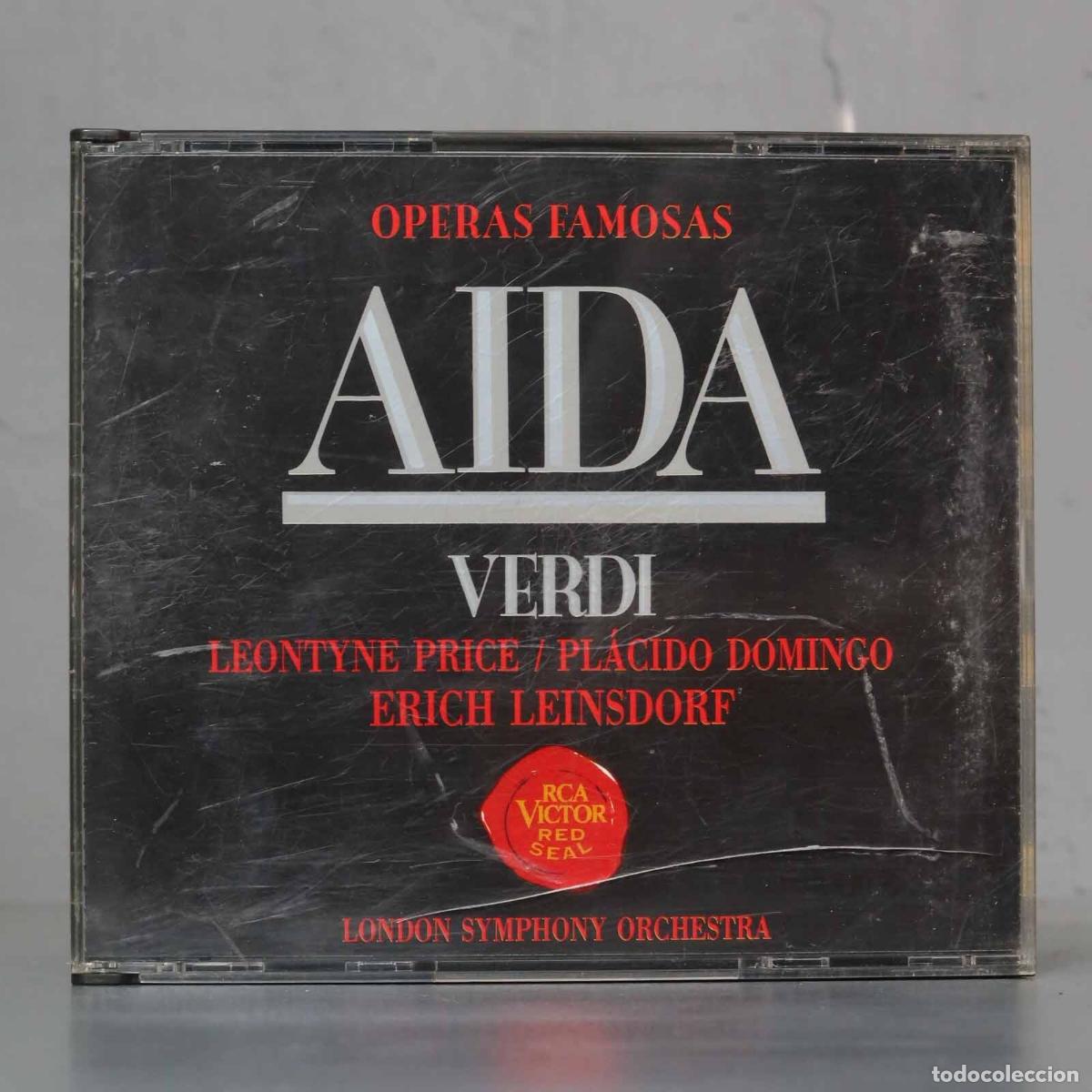 CDs de m&uacute;sica: CD. AIDA. VERDI. LEINSDORF - Foto 1