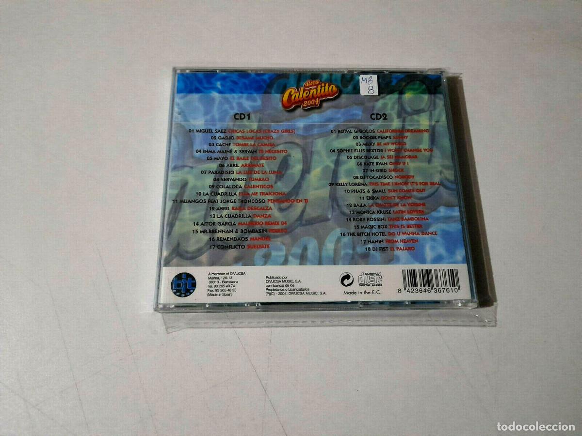 CDs de m&uacute;sica: CD &rdquo;DISCO CALENTITO 2004&rdquo; 2CD 35 TRACKS - Foto 2