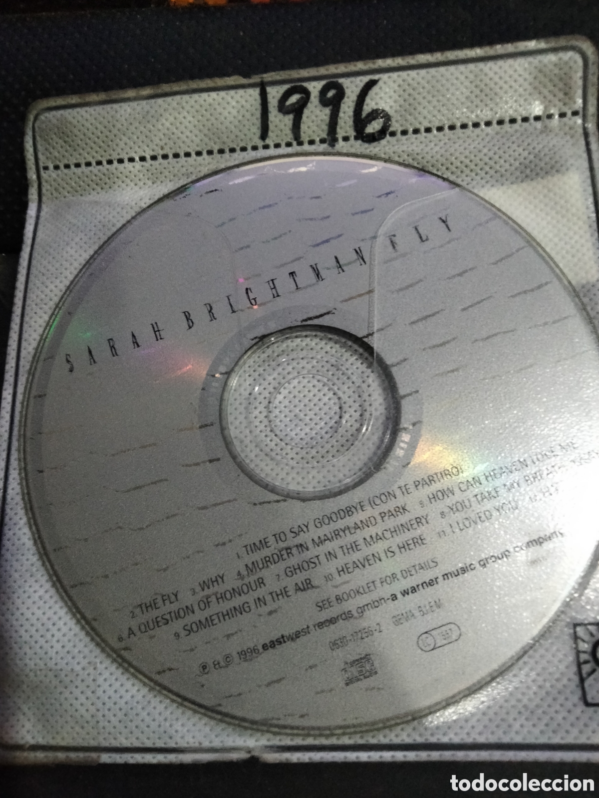 CDs de m&uacute;sica: Cd Sarah brightman fly -1996 (disco solo) - Foto 1