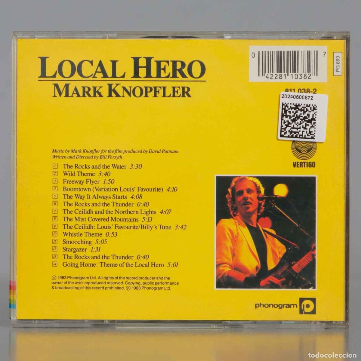 CDs de m&uacute;sica: CD. Mark Knopfler &ndash; Local Hero - Foto 2