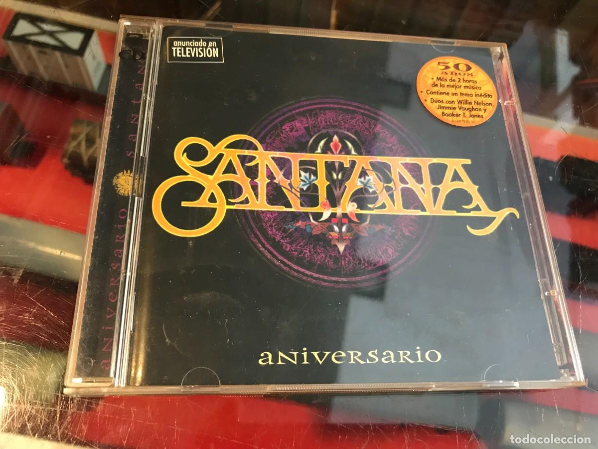 CDs de m&uacute;sica: CD. SANTANA. ANIVERSARIO (2 CD) - Foto 1