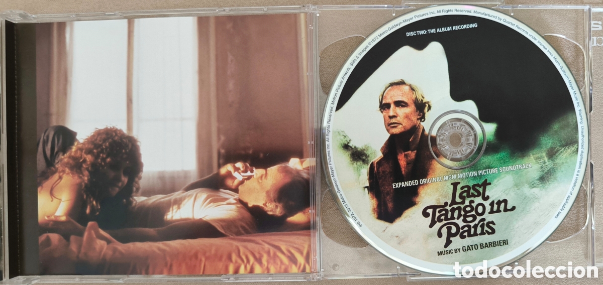CDs de m&uacute;sica: LAST TANGO IN PARIS. 2CD. GATO BARBIERI. - Foto 3