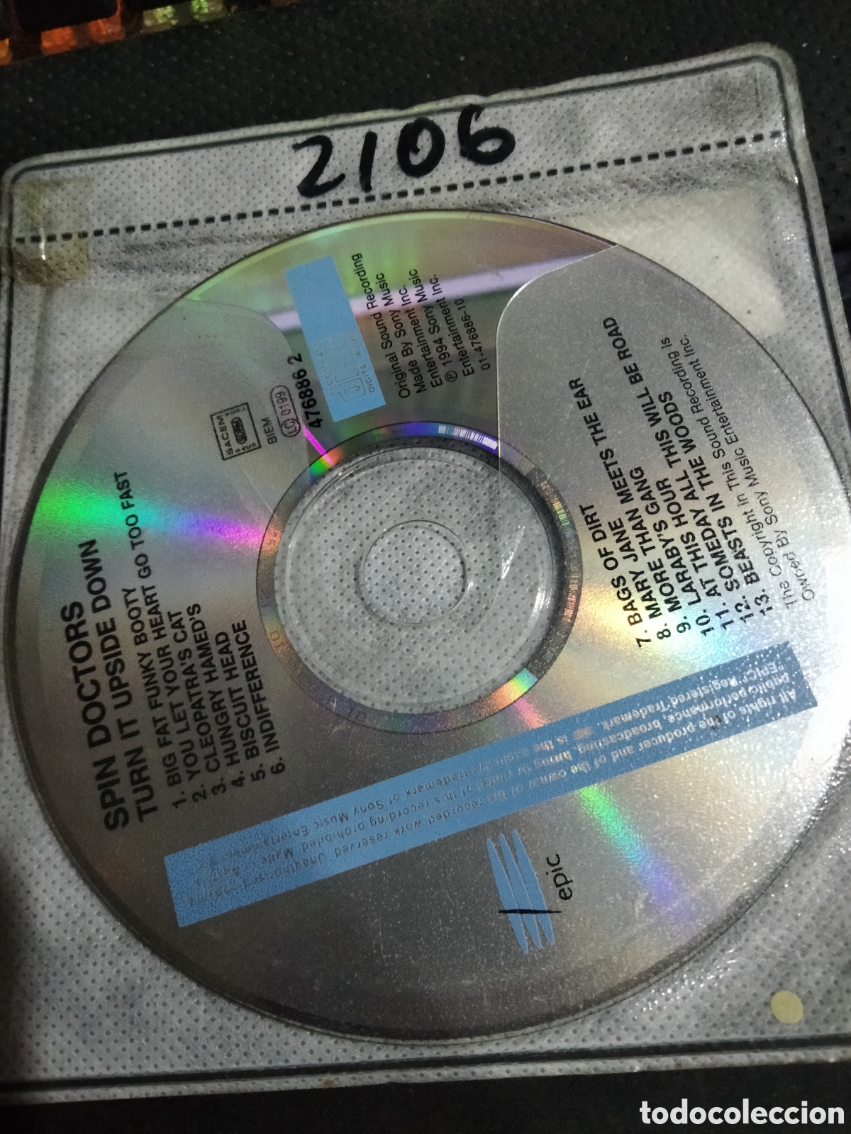 CDs de m&uacute;sica: Cd spin doctors turn un upside down -2106 (disco solo) - Foto 1