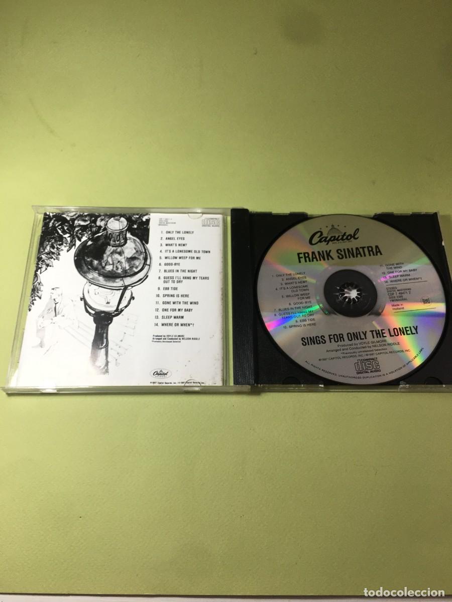CDs de m&uacute;sica: FRANK SINATRA - SINGS FOR ONLY THE LONELY - Foto 2