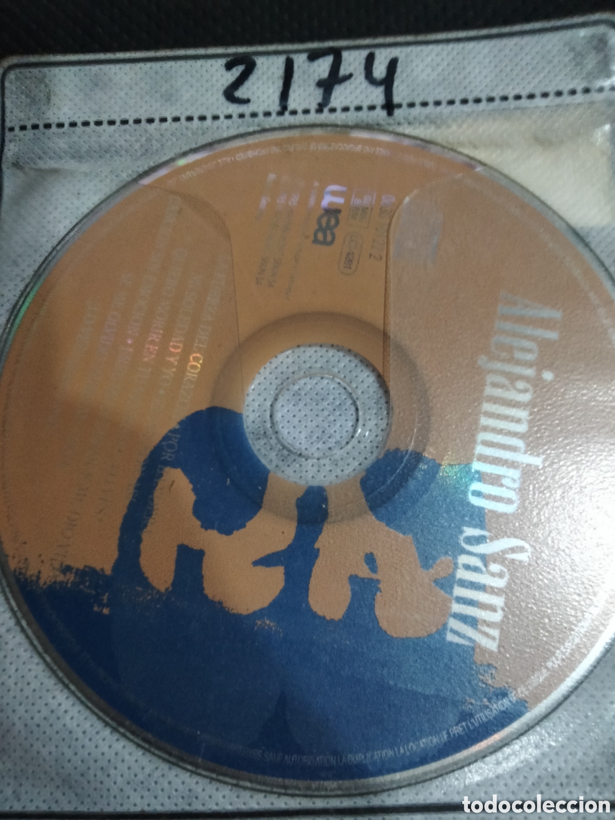 CDs de m&uacute;sica: Cd Alejandro Sanz -2174 (disco solo) - Foto 1