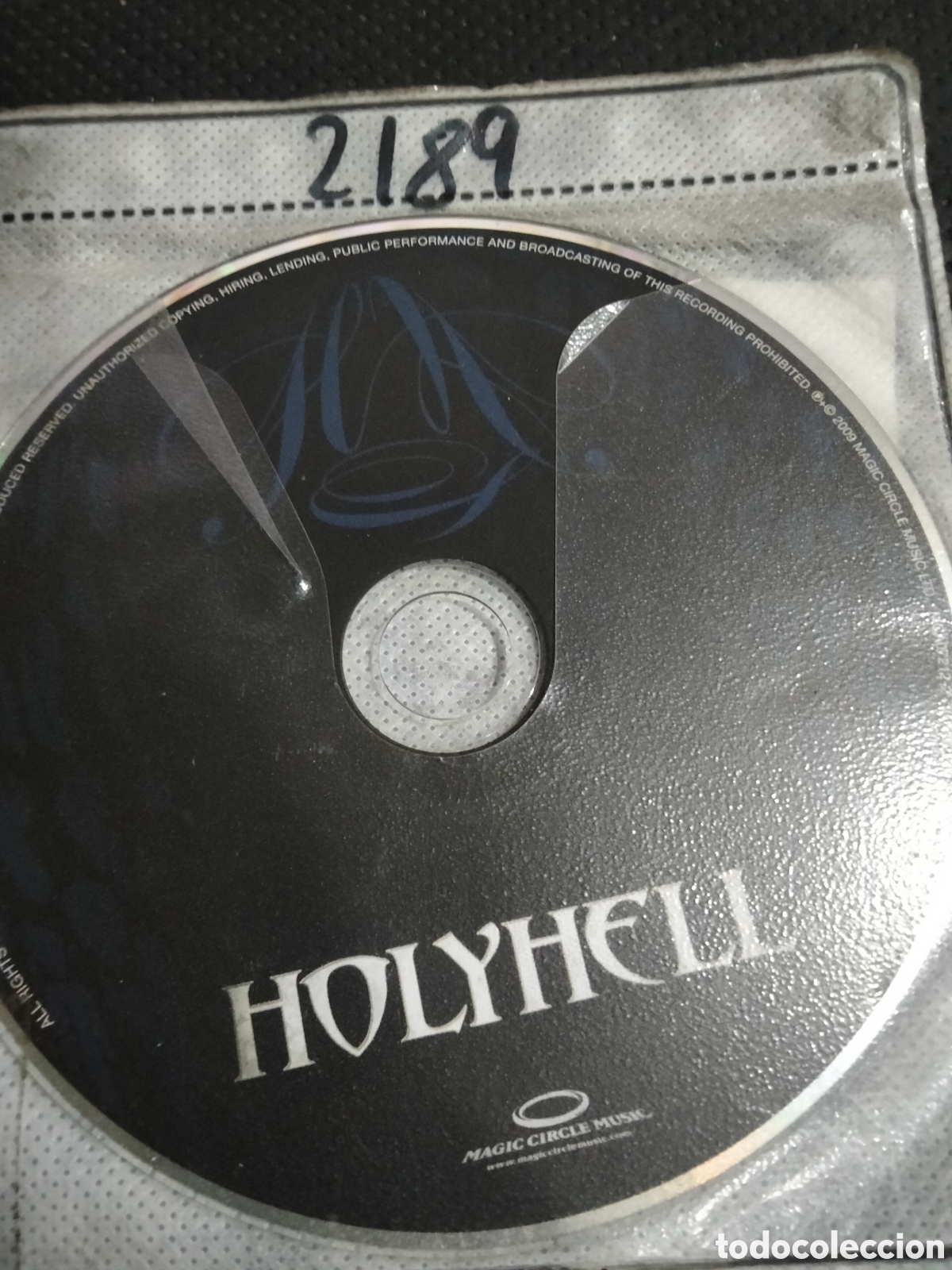 CDs de m&uacute;sica: Cd holyhell -2189 (disco solo) - Foto 1