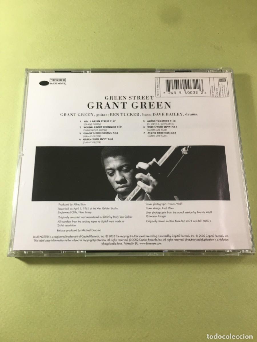CDs de m&uacute;sica: GRANT GREEN - GREEN STREET - Foto 3