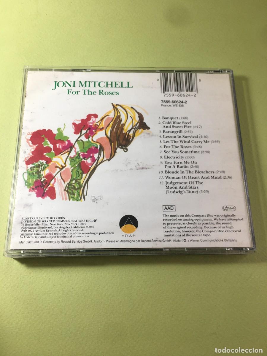 CDs de m&uacute;sica: JONI MITCHELL - FOR THE ROSES - Foto 3