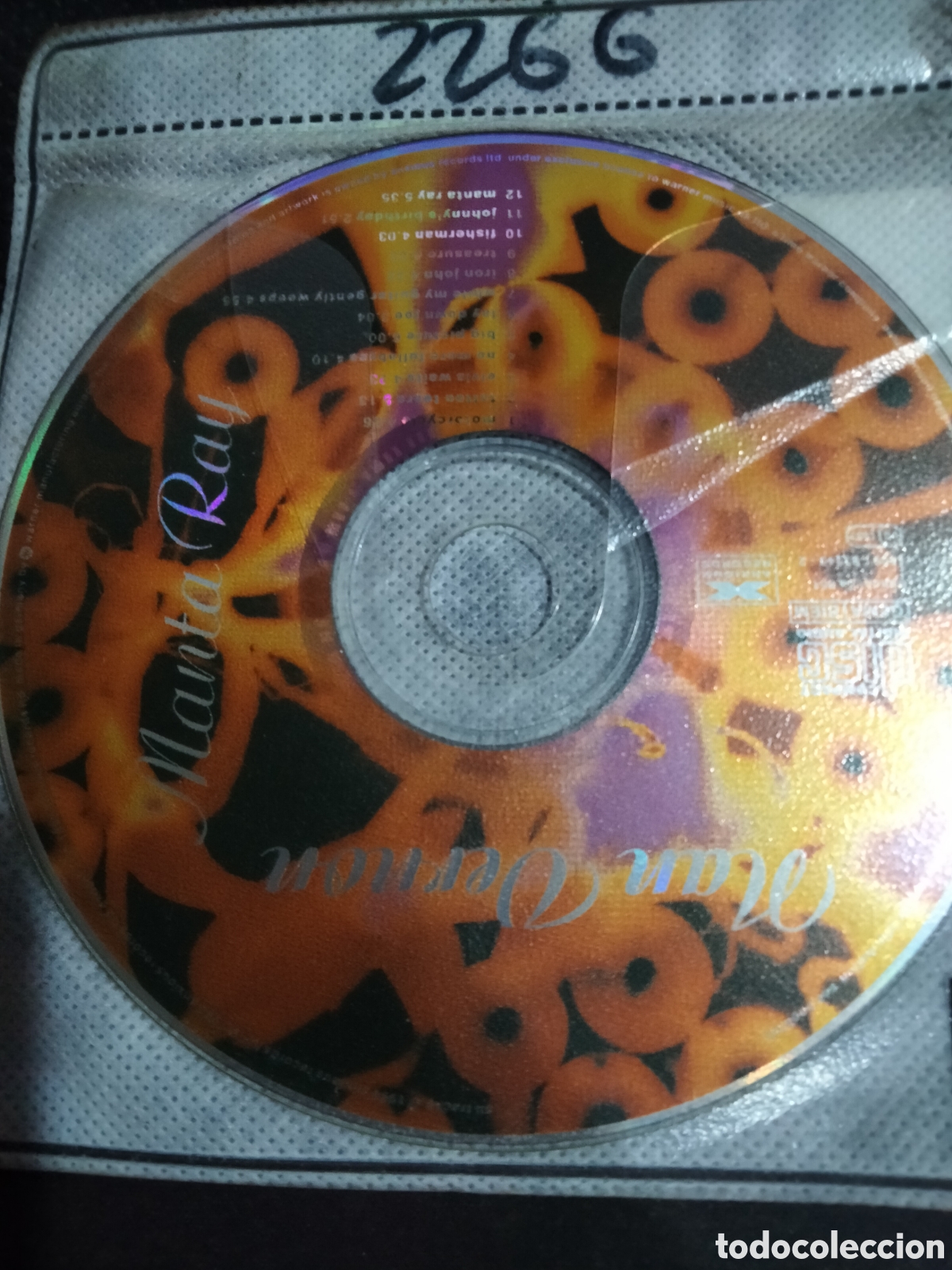 CDs de m&uacute;sica: Cd manta Ray -2266 (disco solo) - Foto 1