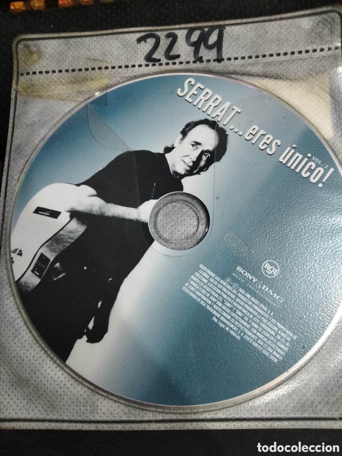 CDs de m&uacute;sica: Cd Serrat eres &uacute;nico -2299 (disco solo) - Foto 1