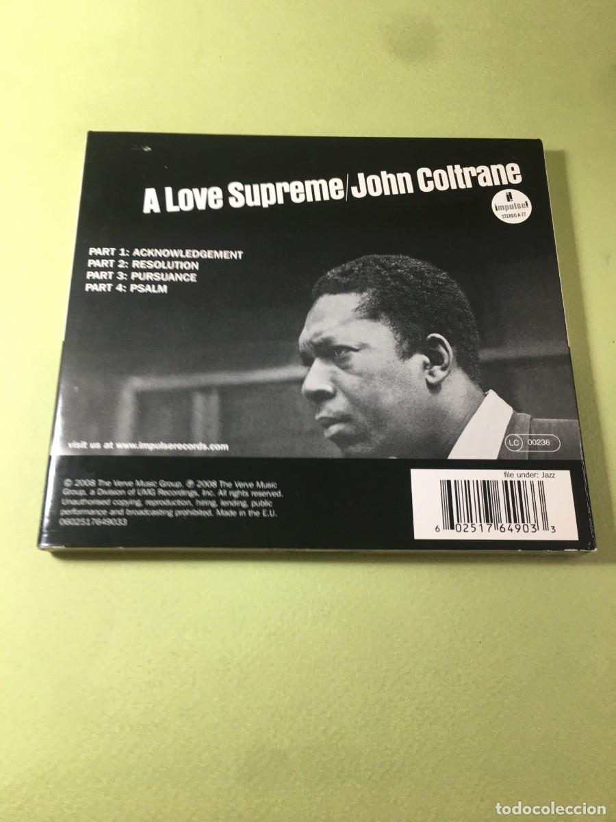 CDs de m&uacute;sica: JOHN COLTRANE - A LOVE SUPREME - IMPORTADO - Foto 3