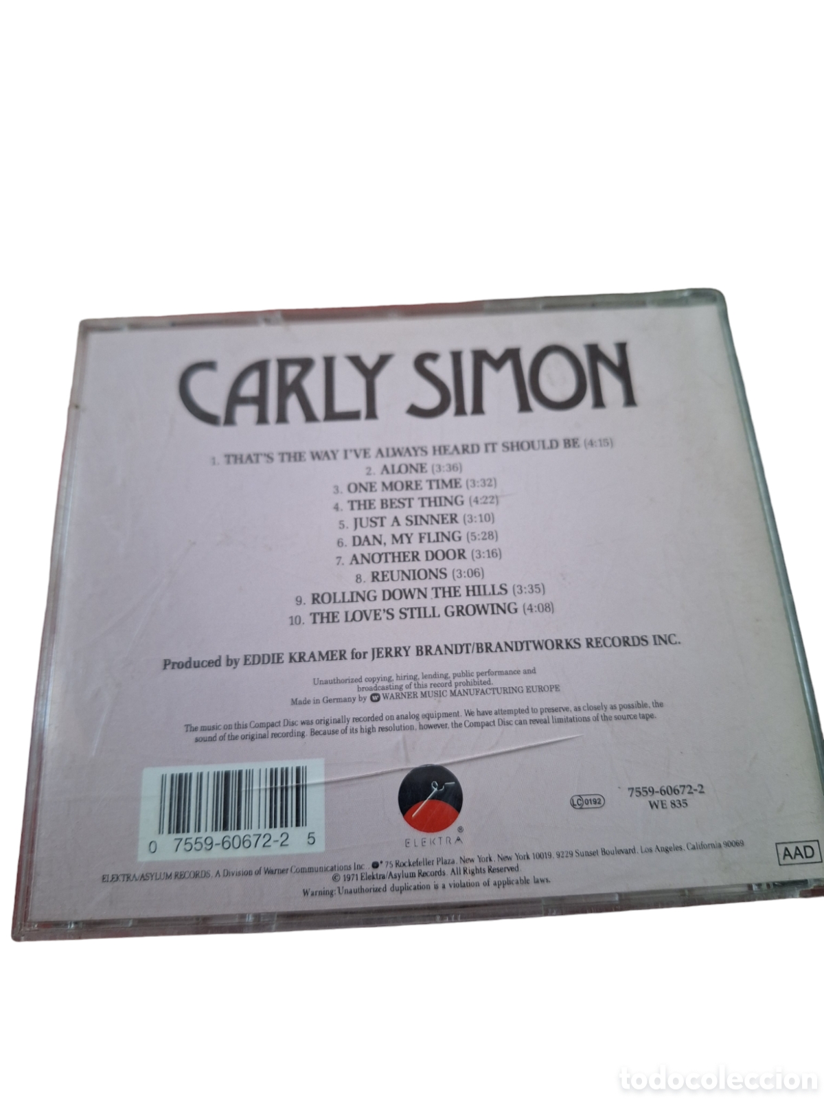 CDs de m&uacute;sica: SCD133 carly simon CD DE MUSICA - Foto 2