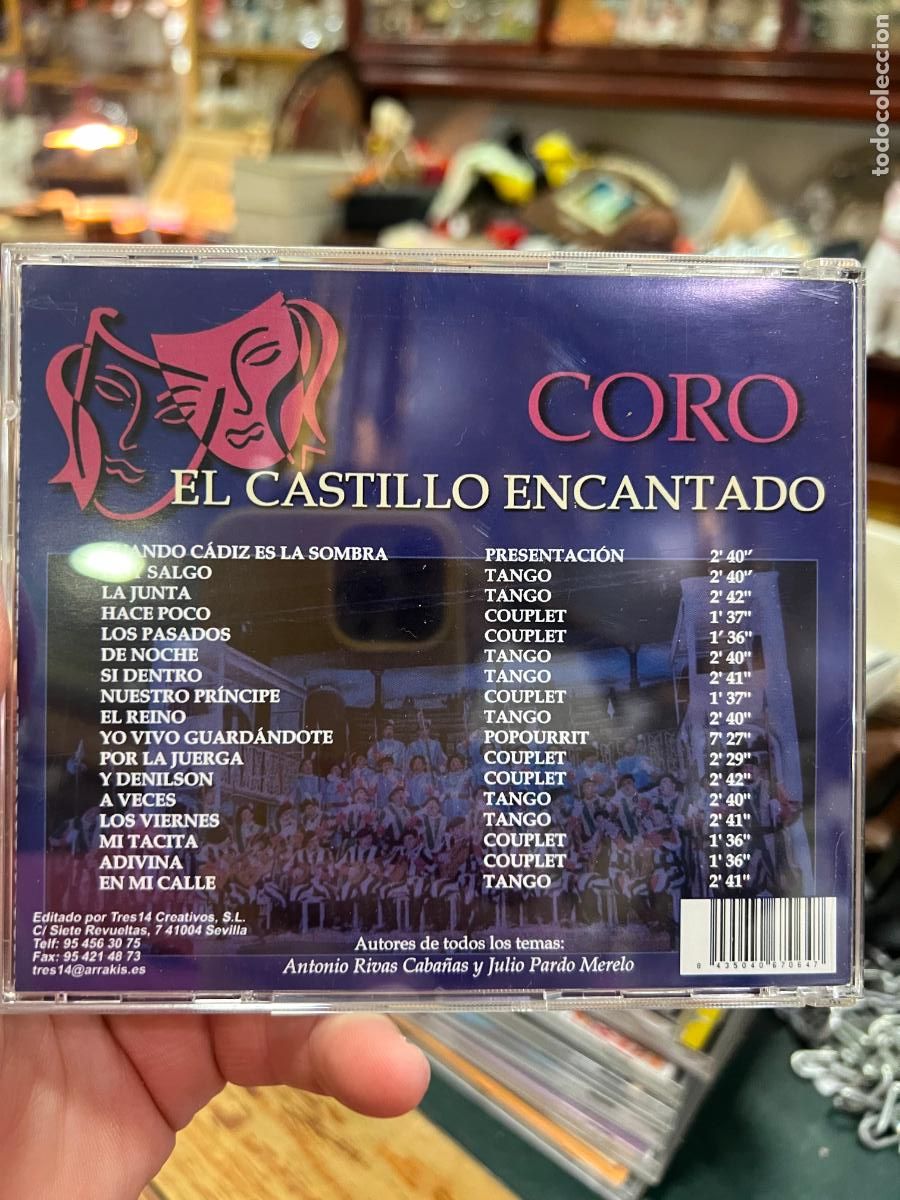 CDs de m&uacute;sica: CD CORO EL CASTILLO ENCANTADO - CARNAVAL DE CADIZ 2002 - Foto 2