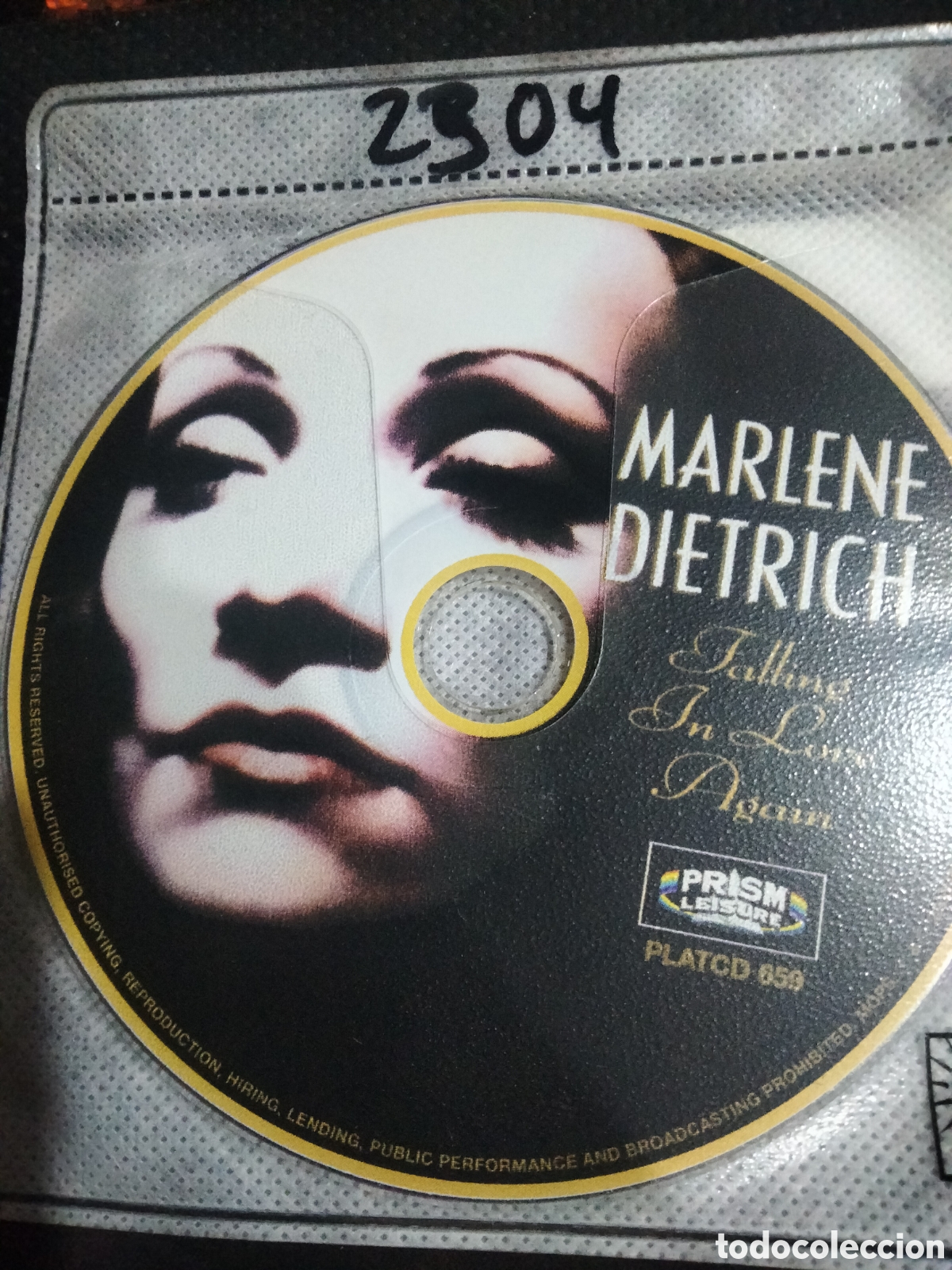 CDs de m&uacute;sica: Cd Marlene dietrich -2304 (disco solo) - Foto 1