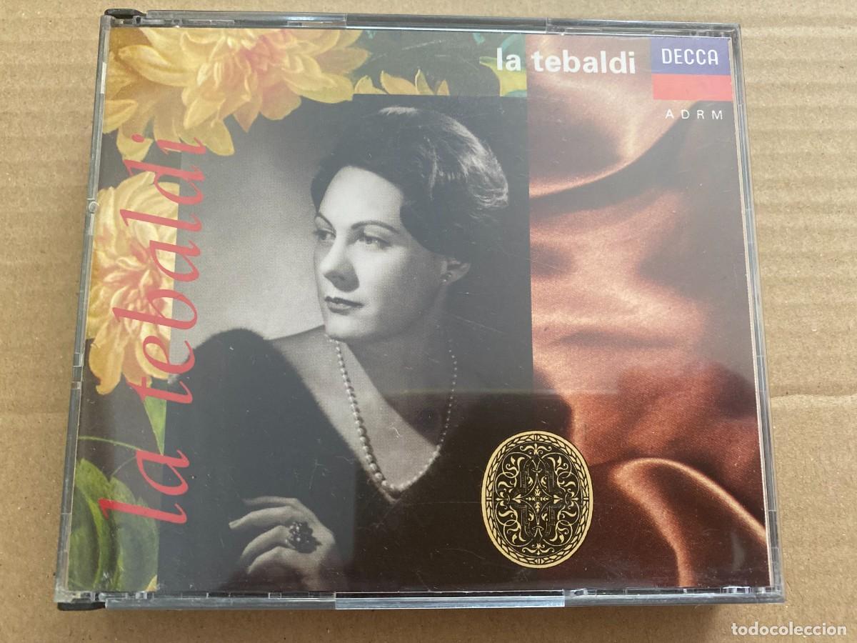 CDs de m&uacute;sica: CD DOBLE LA TEBALDI - INCLUYE LIBRETO - Foto 1