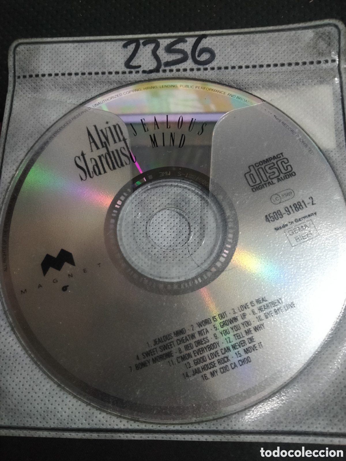 CDs de m&uacute;sica: Cd alvin stardust -2356 (disco solo) - Foto 1