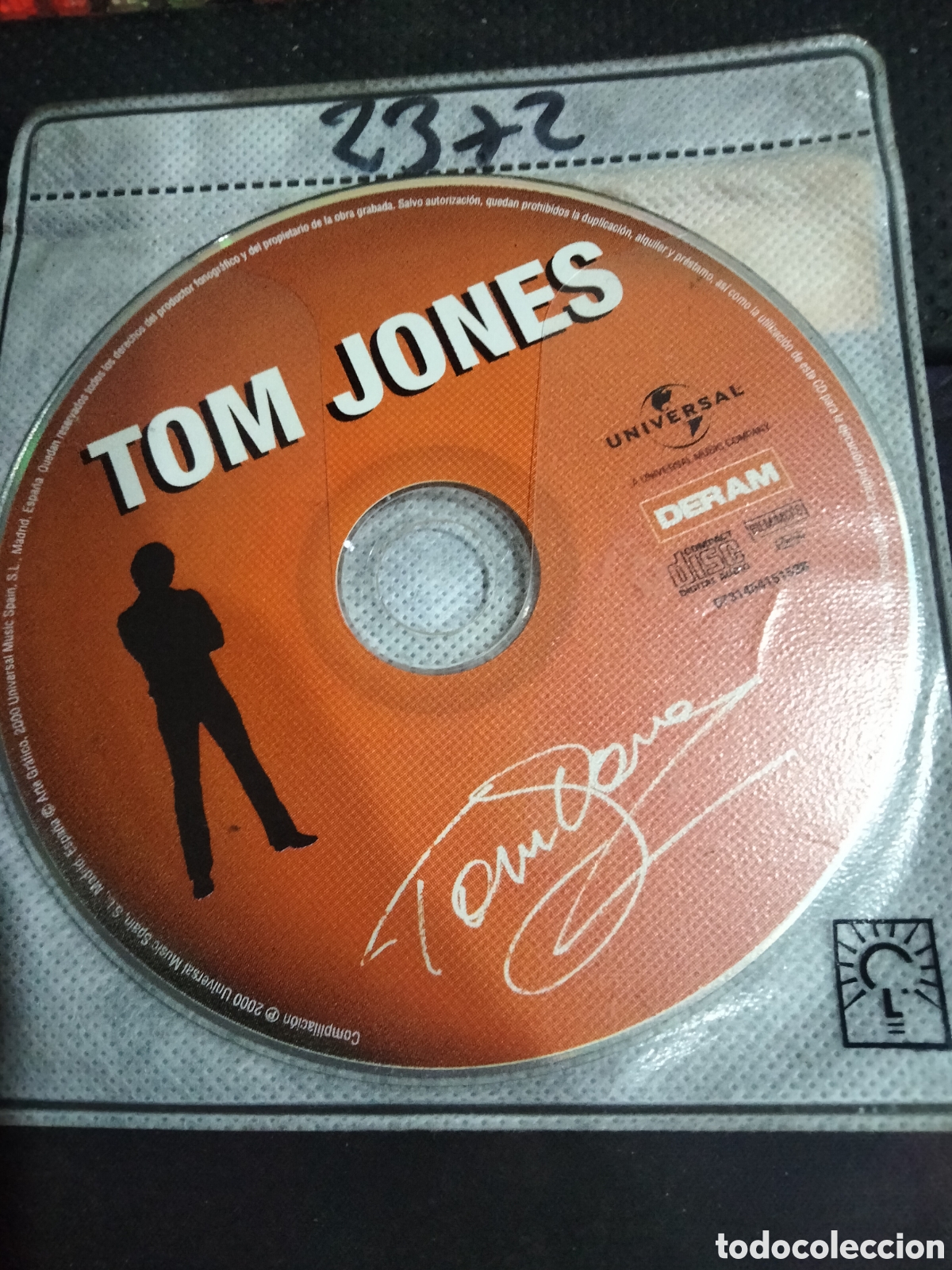 CDs de m&uacute;sica: Cd Tom Jones -2372 (disco solo) - Foto 1