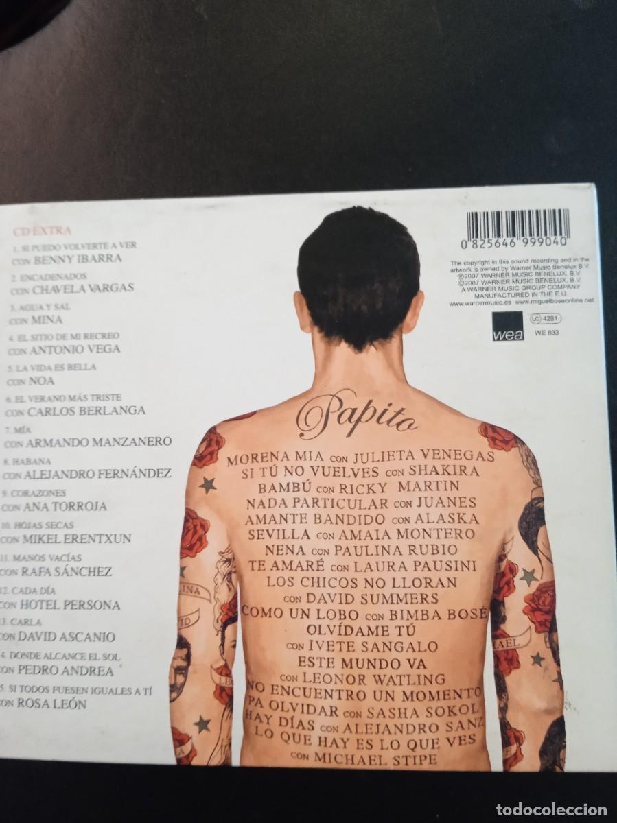 CDs de m&uacute;sica: MIGUEL BOS&Eacute;- PAPITO. CD DOBLE DIGIPACK. - Foto 2
