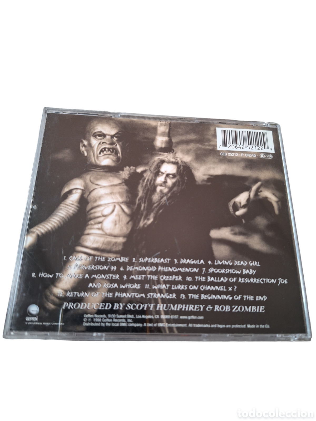 CDs de m&uacute;sica: SCD85 rob zombie hellbilly deluxe CD DE MUSICA - Foto 2