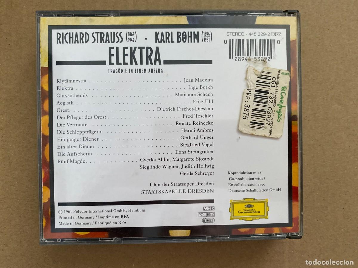 CDs de m&uacute;sica: CD CD DOBLE RICHARD STRAUSS - ELEKTRA - Foto 2