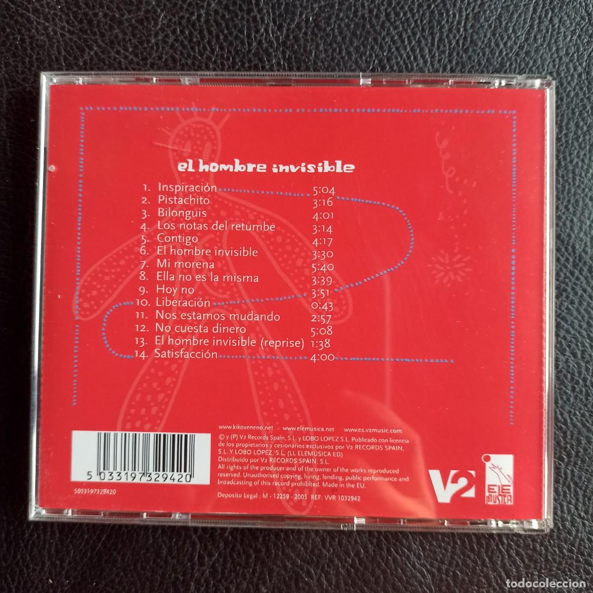 CDs de m&uacute;sica: CD Kiko Veneno &ndash; El Hombre Invisible - Foto 2