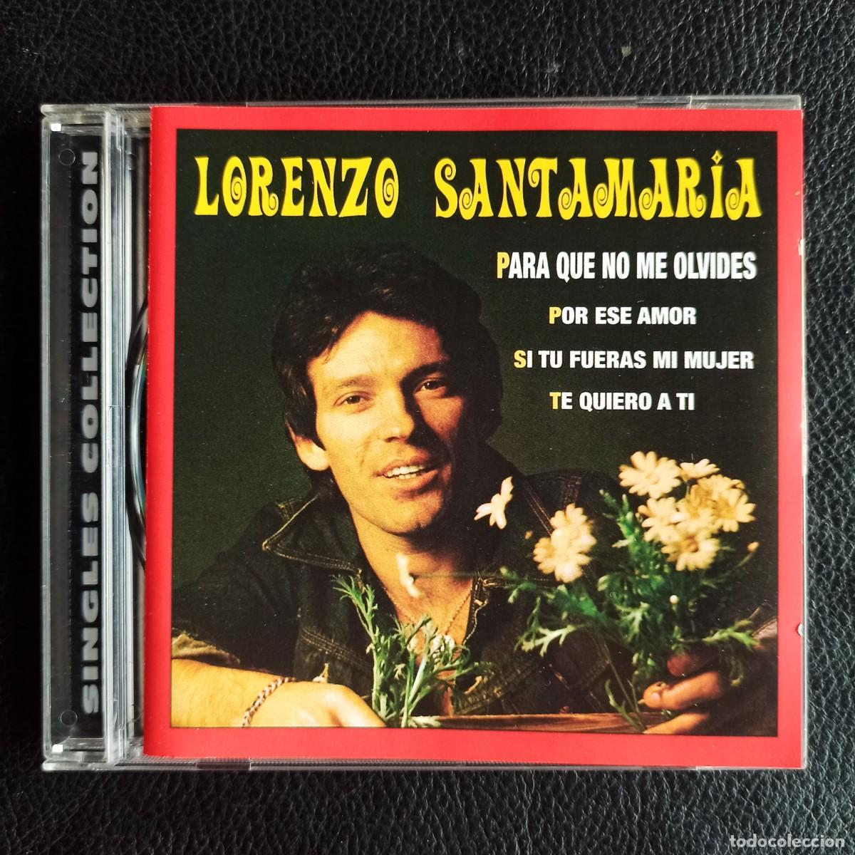 CDs de m&uacute;sica: CD Lorenzo Santamar&iacute;a &ndash; Singles Collection - Foto 1