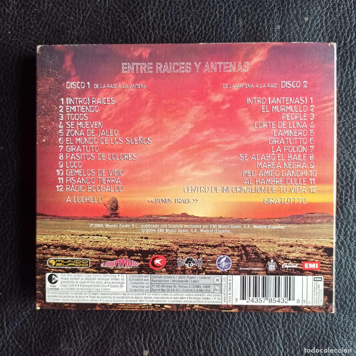 CDs de m&uacute;sica: CD Macaco - Entre Raices Y Antenas - Foto 2