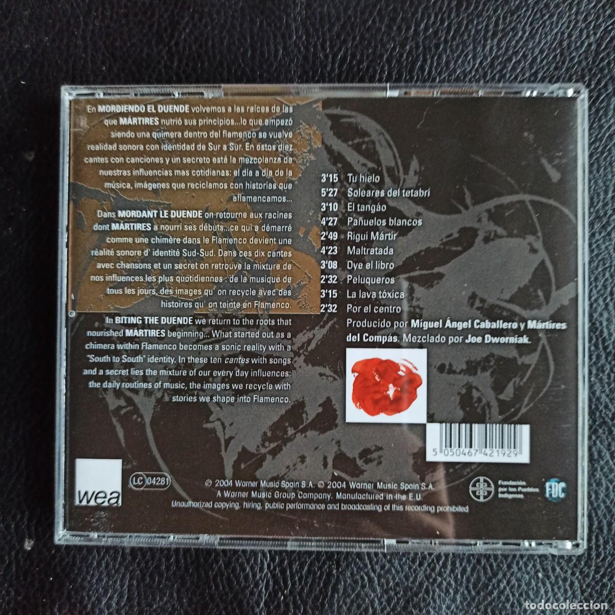 CDs de m&uacute;sica: CD - M&aacute;rtires Del Comp&aacute;s &ndash; Mordiendo El Duende - Foto 2