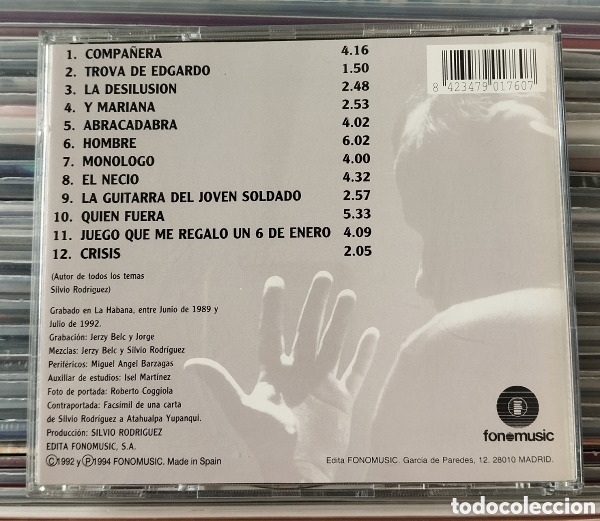 CDs de m&uacute;sica: Silvio - Silvio (Fonomusic) CD - Foto 2