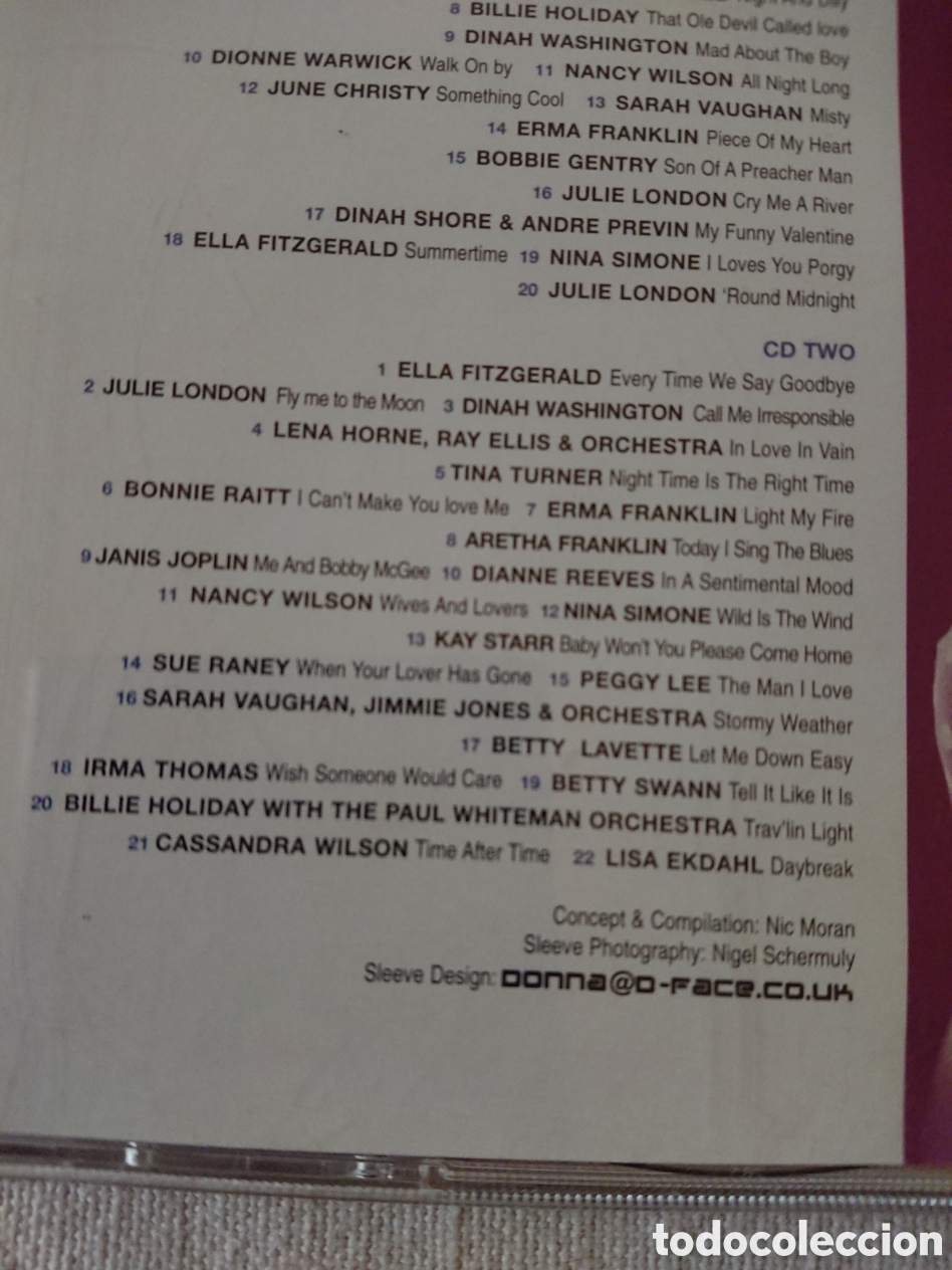 CDs de m&uacute;sica: Lady sings The Blues - Varias - 2CD - Foto 4