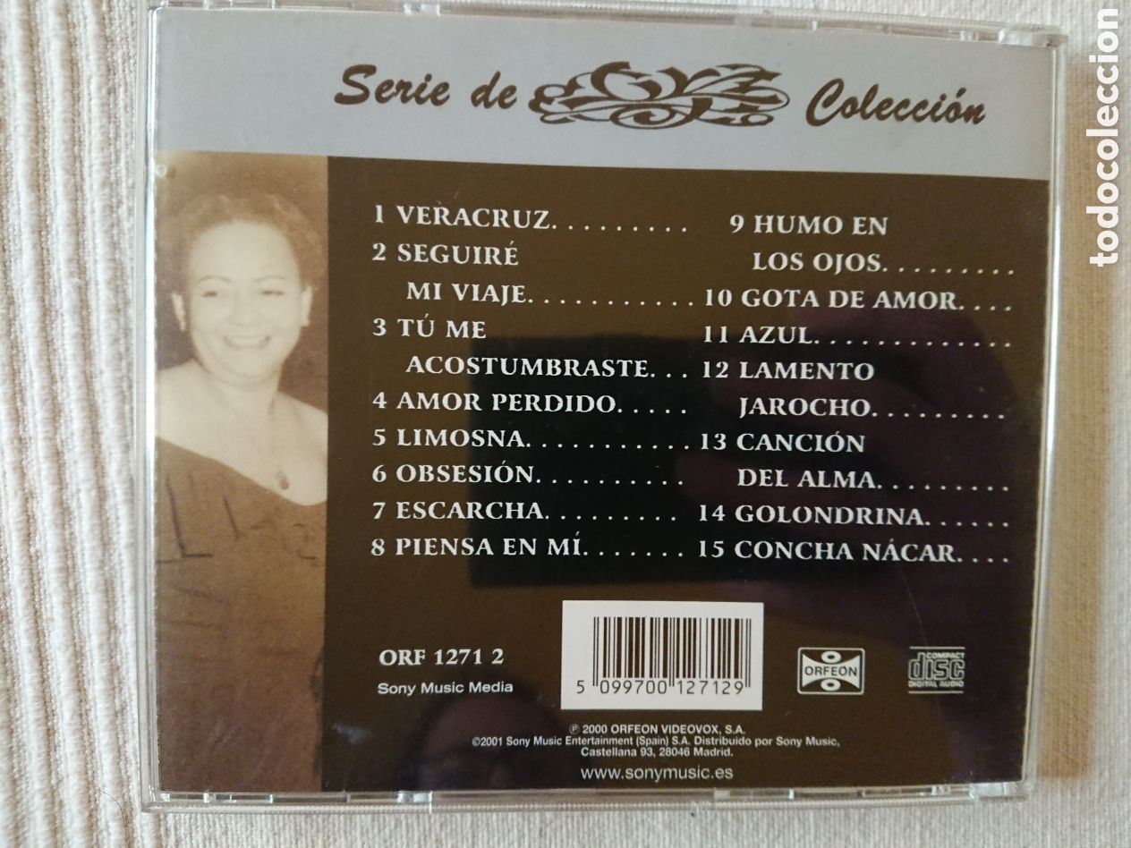 CDs de m&uacute;sica: To&ntilde;a La Negra&rdquo; - Las 15 consagradas - CD - Foto 2