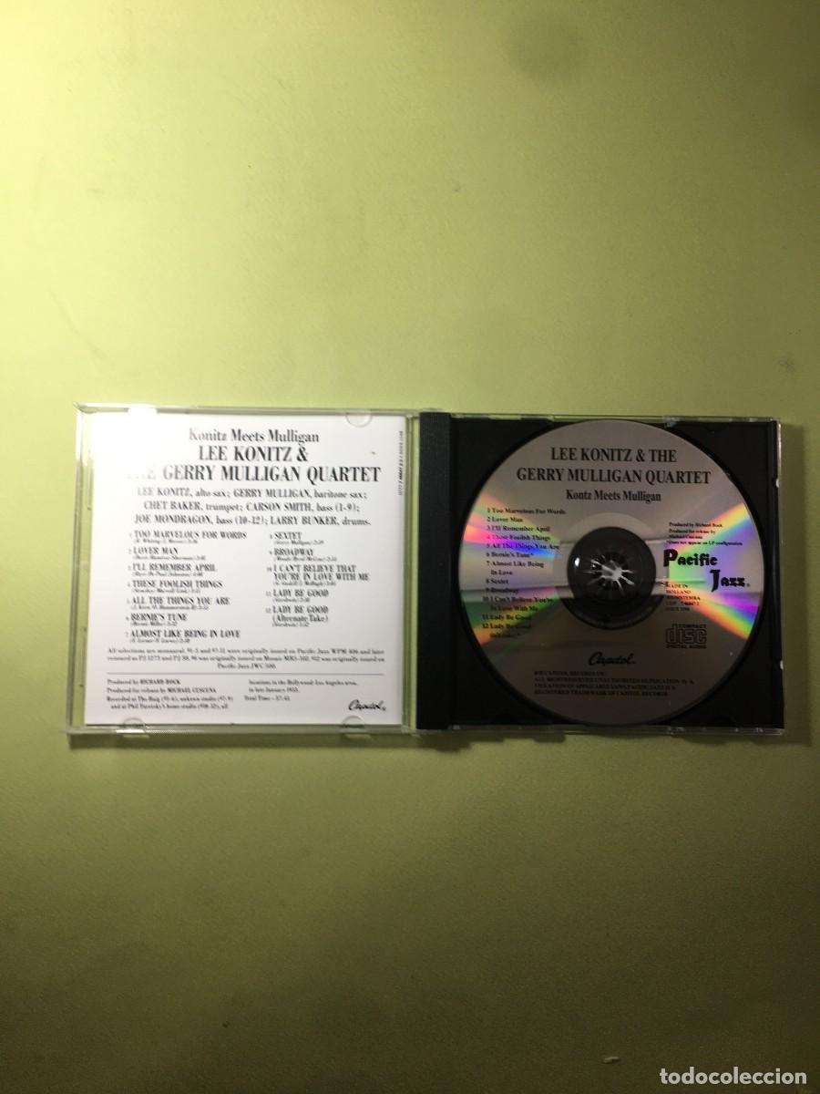 CDs de m&uacute;sica: LEE KONITZ & THE GERRY MULLIGAN QUARTET - CD IMPORTADO - Foto 2