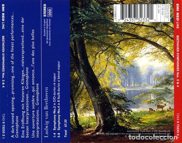 CDs de m&uacute;sica: BEETHOVEN: SINFON&Iacute;AS N&ordm; 2 Y 4 - EMI - CD - Foto 2