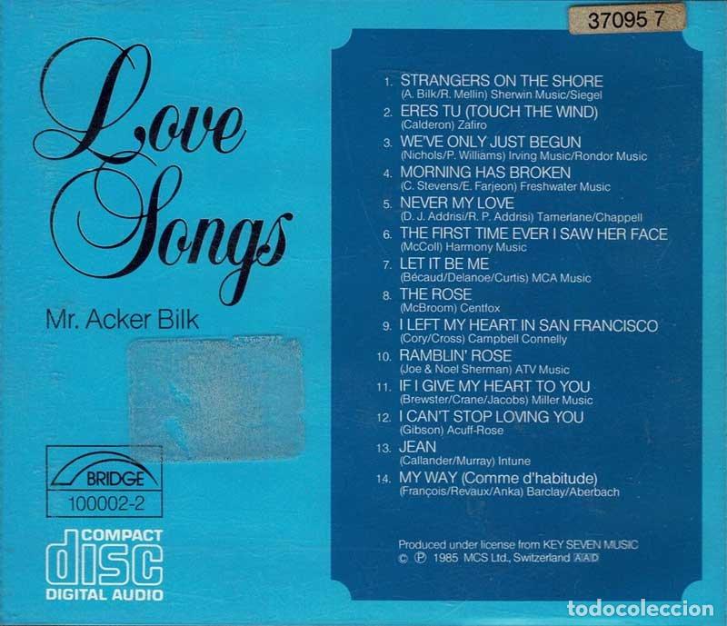 CDs de m&uacute;sica: Mr. Acker Bilk - Love Songs. CD - Foto 2