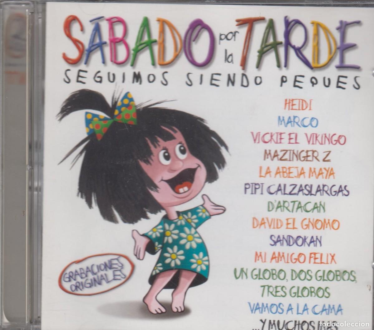 Musik-CDs: S&aacute;bado Por La Tarde (Seguimos Siendo Peques) doble cd 2000 Mazinger Z David el Gnomo Sandokan