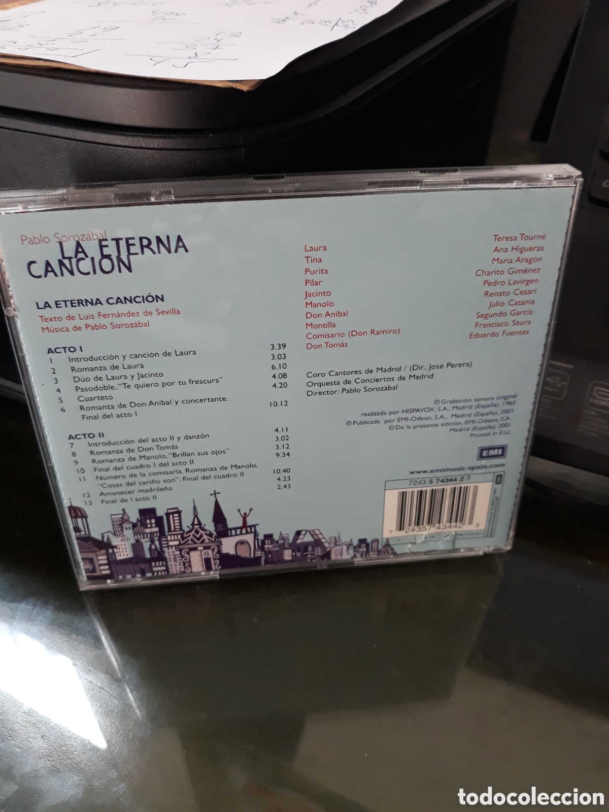 CDs de m&uacute;sica: PABLO SOROZ&Aacute;BAL: LA ETERNA CANCI&Oacute;N - EMI - CD - Foto 2