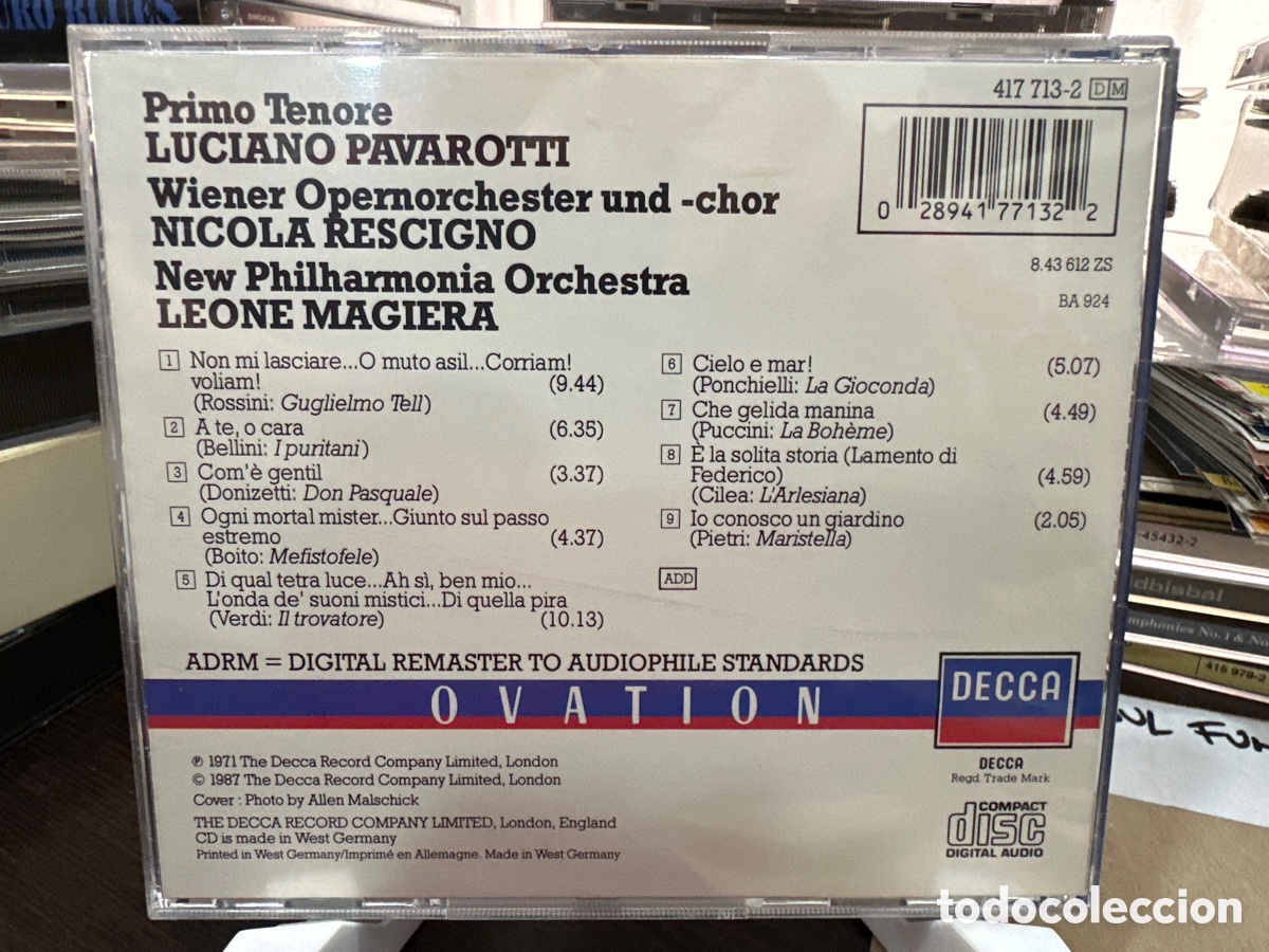 CDs de m&uacute;sica: Luciano Pavarotti - Primo Tenore (CD) - Foto 2