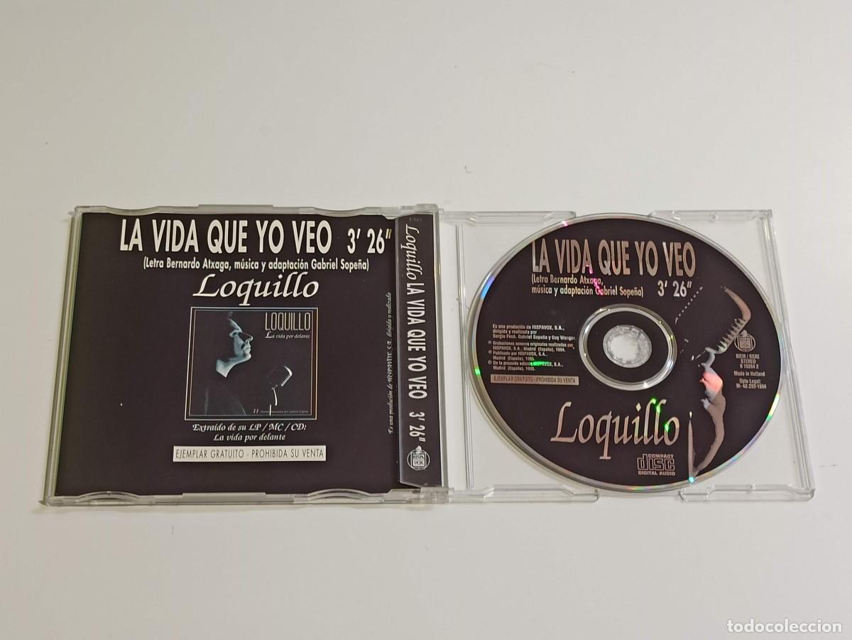 CDs de m&uacute;sica: Cd single promocional Loquillo la vida que yo veo - Foto 2