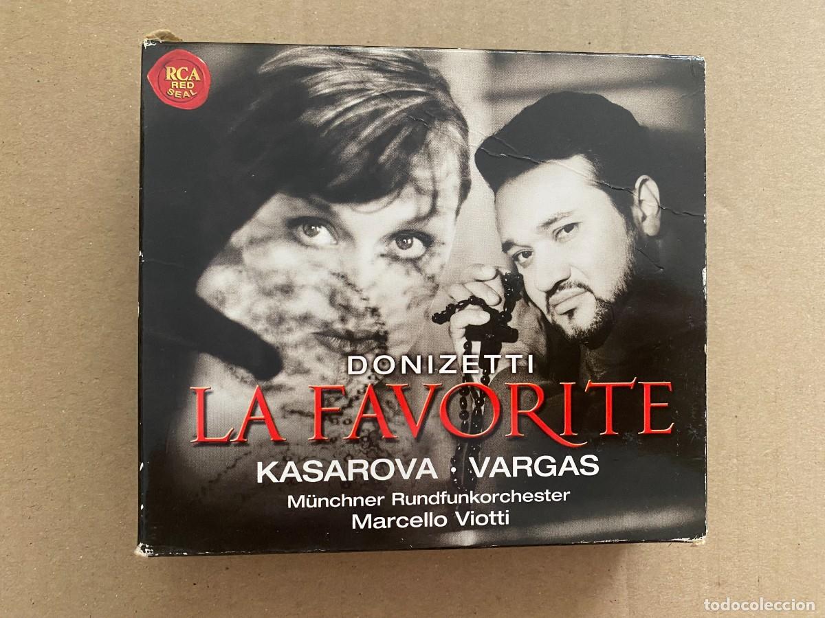 CDs de m&uacute;sica: CD DOBLE DONIZETTI - LA FAVORITE - Foto 1