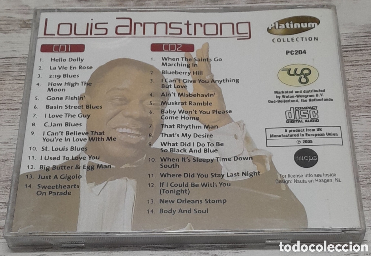 CDs de m&uacute;sica: LOUIS ARMSTRONG - HELLO DOLLY - 2 CD - PLATINUM COLLECTION - Foto 2