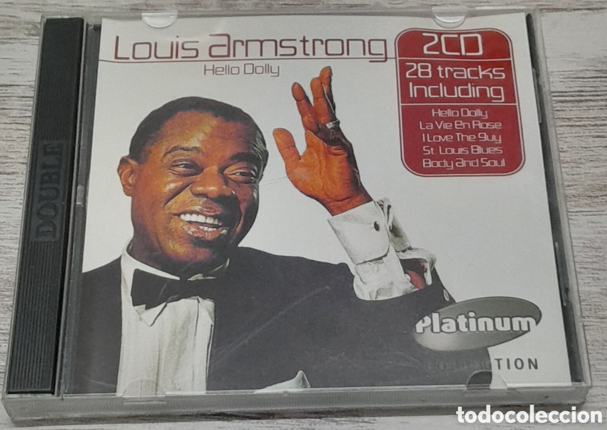 CDs de m&uacute;sica: LOUIS ARMSTRONG - HELLO DOLLY - 2 CD - PLATINUM COLLECTION - Foto 1